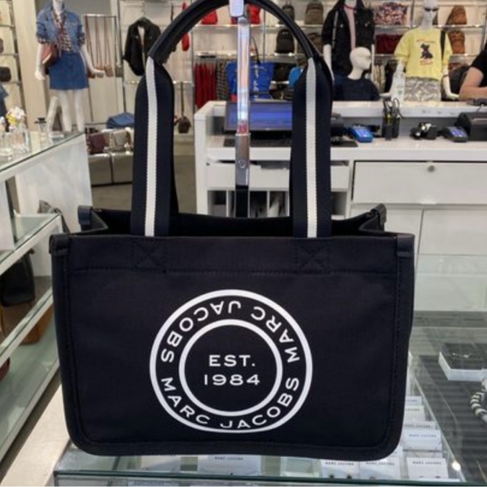 Marc Jacobs Black Signet Tote Bag